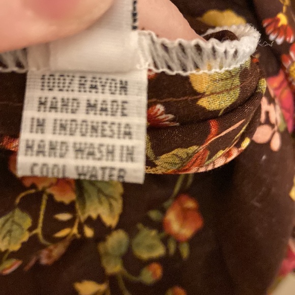 Aura Floral Maxi Dress - Brown and Multicolor - Picture 14 of 14